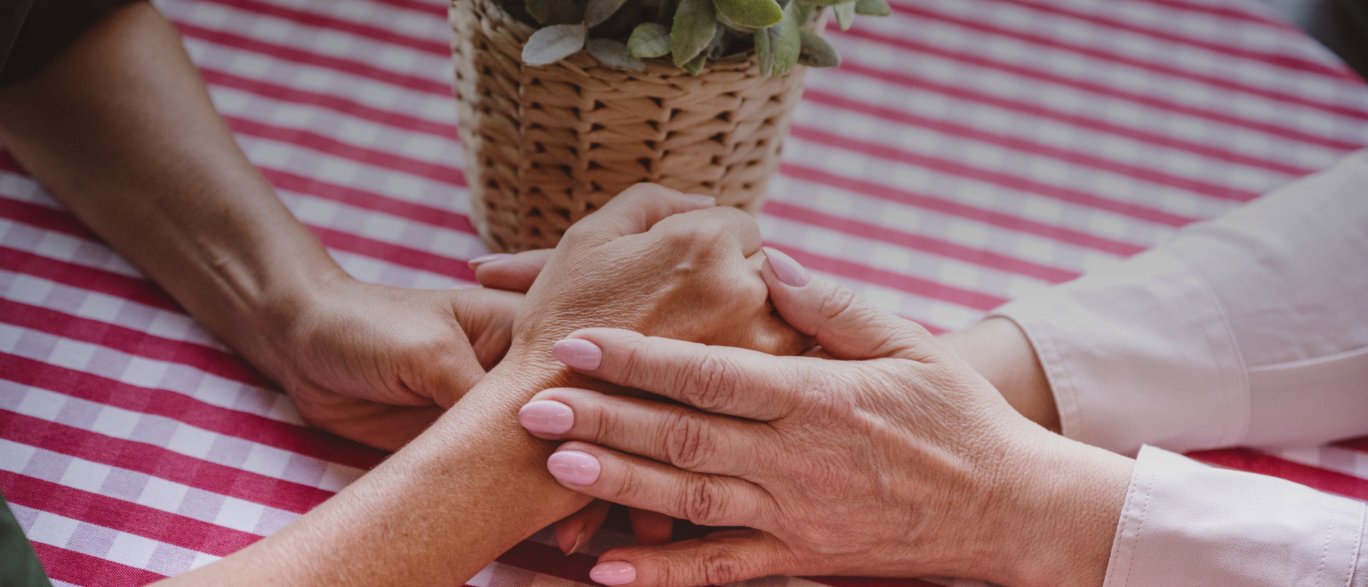 People holding hands