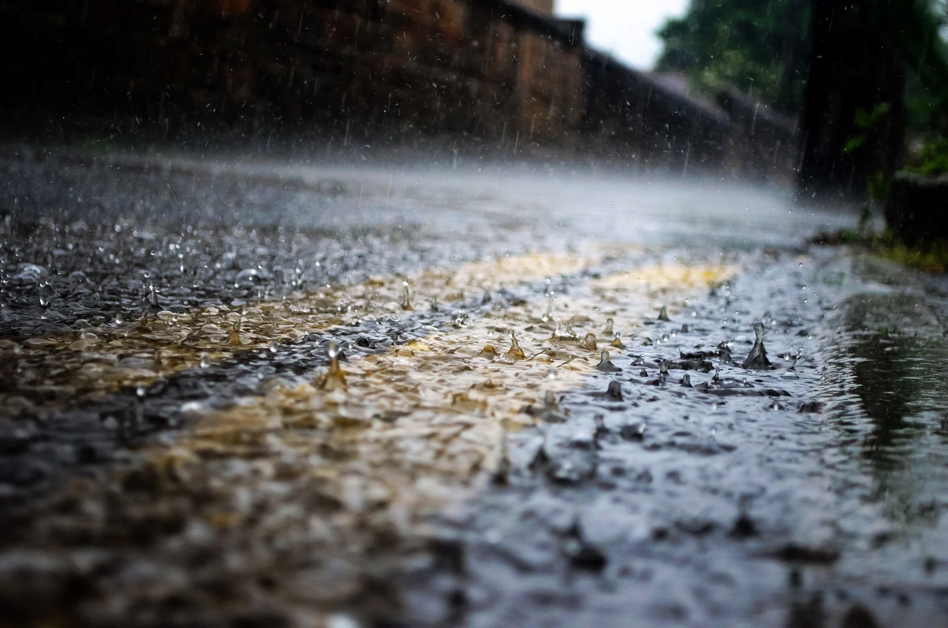 Regen Flüssigkeit Regentropfen