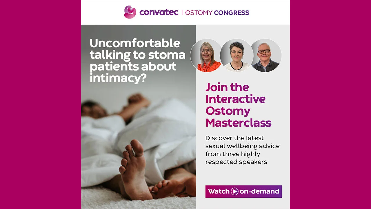Únase al seminario web para una clase magistral interactiva de ostomía con tres oradores.
