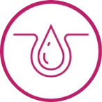 Een pictogram van een waterdruppel die voorbereiding symboliseert.
