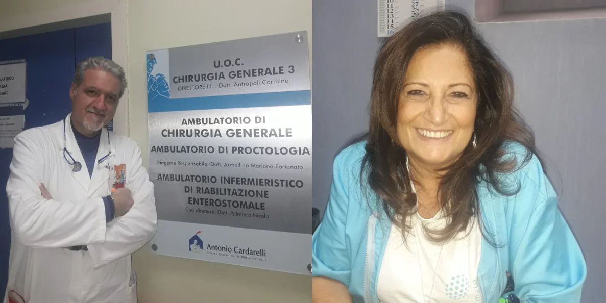 Un uomo e una donna sorridenti