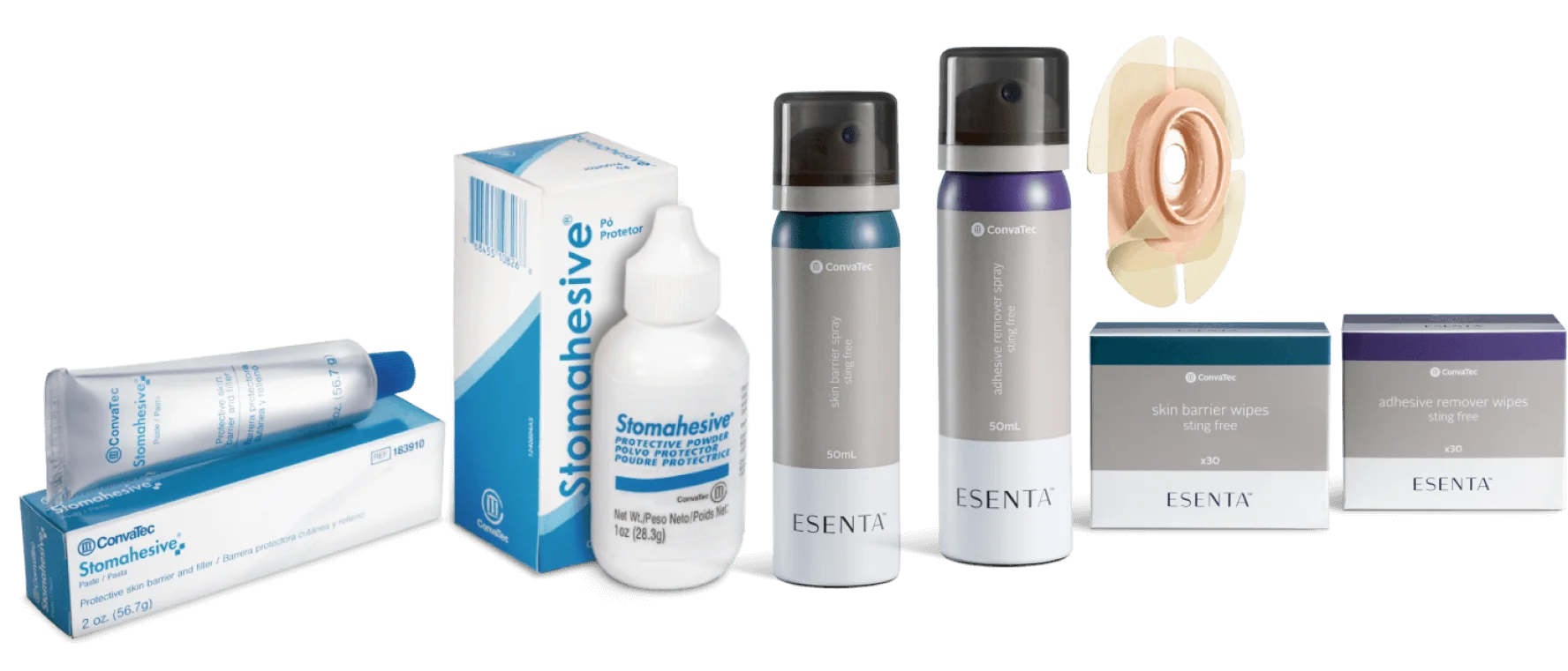 Groep van ESENTA™ en Stomahesive stomaverzorgingsproducten®.