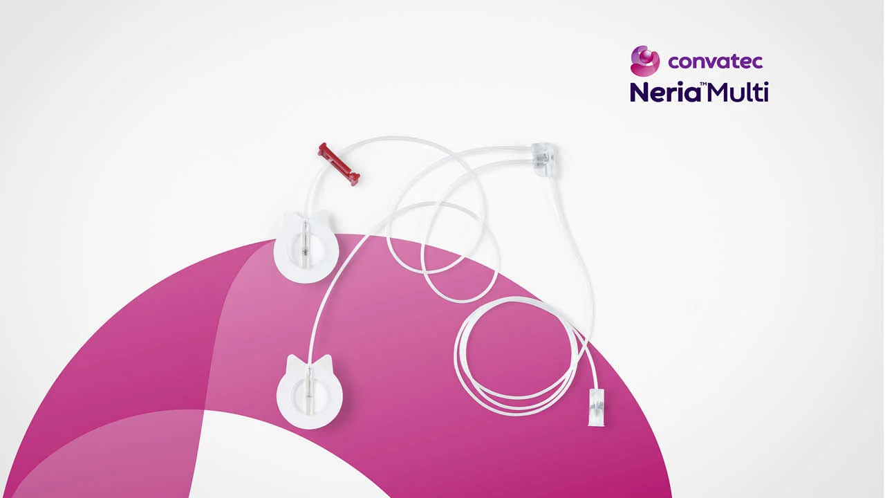 Die Abbildung zeigt die Palette an Neria™Multi Infusionssets. 